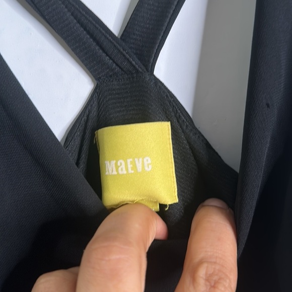 Anthropology Maeve black maxi dress size 00p - Picture 8 of 16